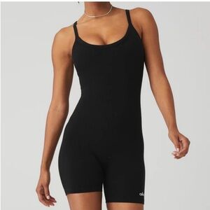 All yoga seamless ribbed onesie